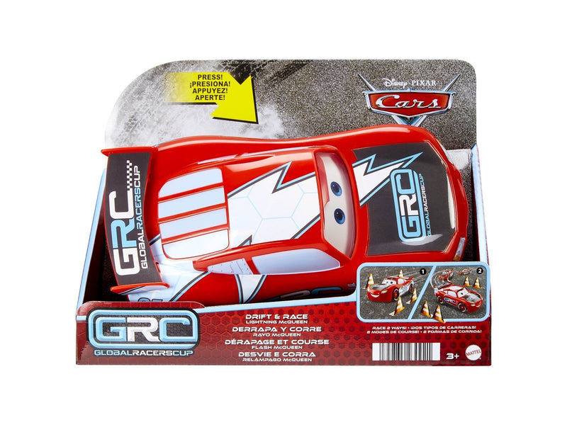Disney Pixar Cars Global Racers Cup Drift & Race Lightning McQueen