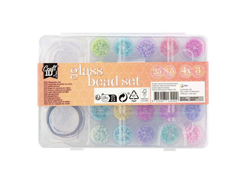 Creative Craft Group Glass beads 25 colors