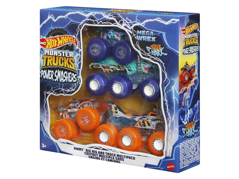 Hot Wheels Monster Trucks Power Smashers -  Truck & Big Rig Multipack