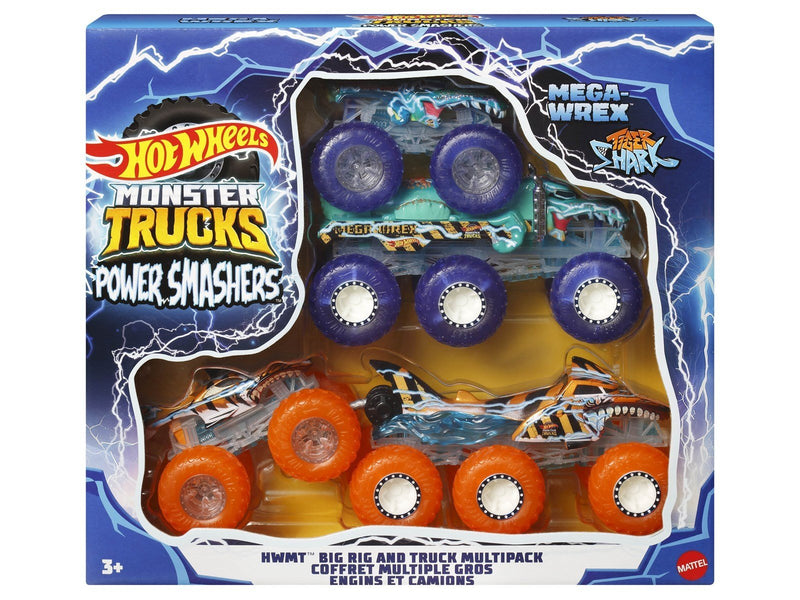 Hot Wheels Monster Trucks Power Smashers -  Truck & Big Rig Multipack