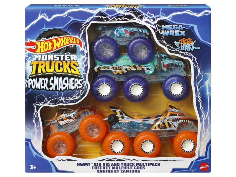 Hot Wheels Monster Trucks Power Smashers -  Truck & Big Rig Multipack