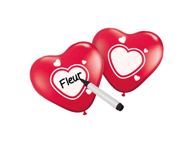 Folat BV - Writable Balloons Heart 6 pcs.