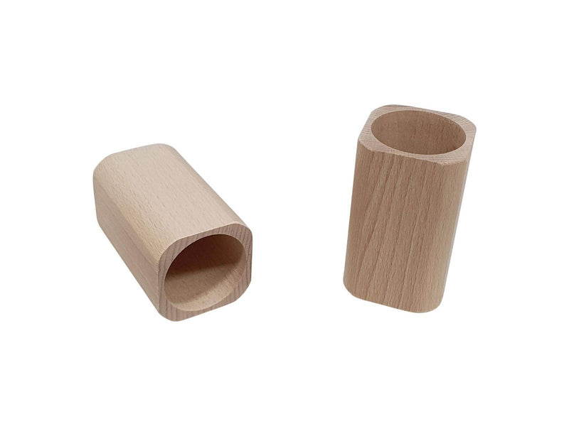 Playwood - Pencil box Square Beechwood 9.5cm