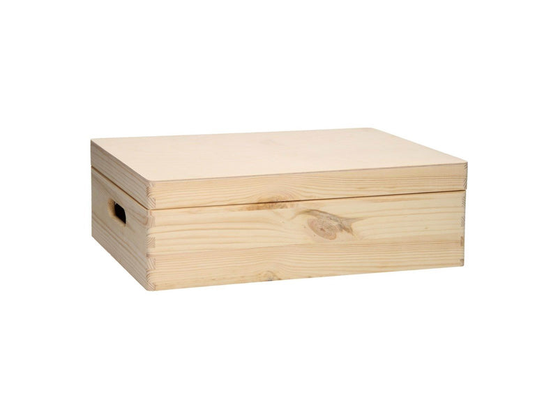 Playwood - Storage Chest Rectangular Hinged Lid Pine