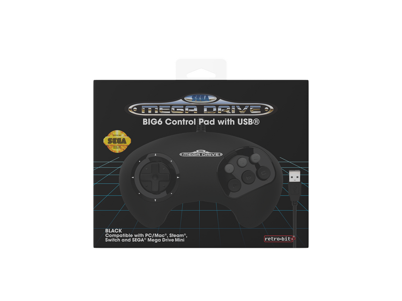 Retro-Bit BIG6 - Wired Controller - macOS