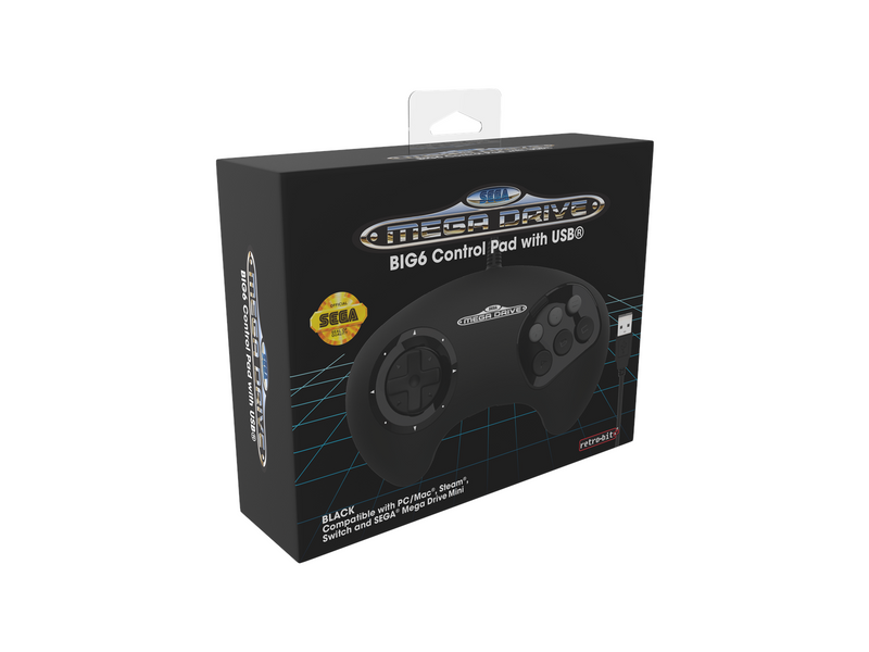Retro-Bit BIG6 - Wired Controller - macOS