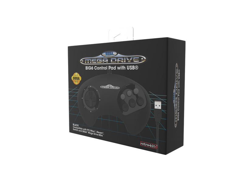 Retro-Bit BIG6 - Wired Controller - macOS