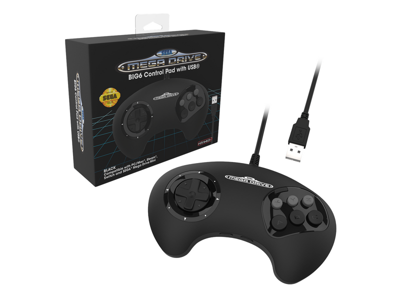 Retro-Bit BIG6 - Wired Controller - macOS