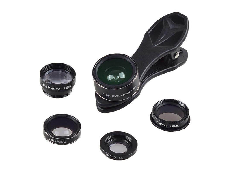 APEXEL APL-DG5H 5-in-1 Phone Lens Kit Universal (black)