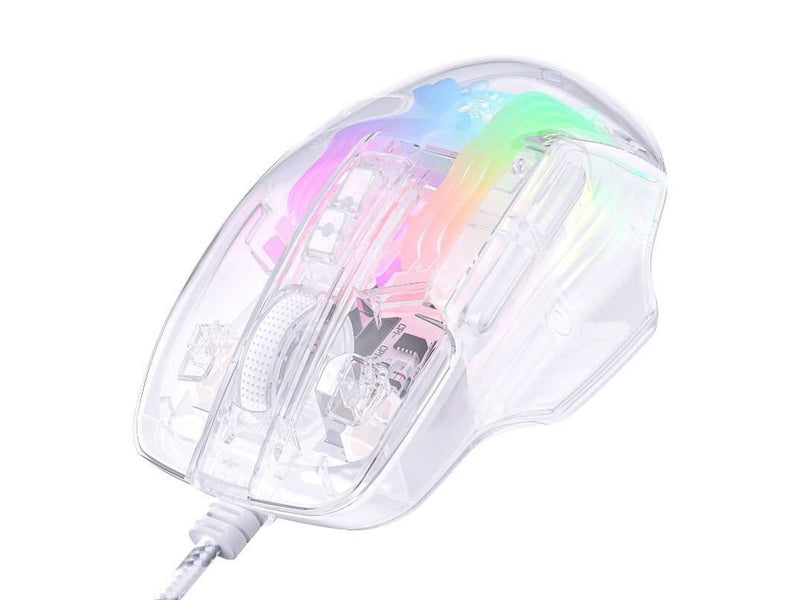 ONIKUMA CW923 Wired RGB Gaming Mouse - Gaming Maus (Transparent)