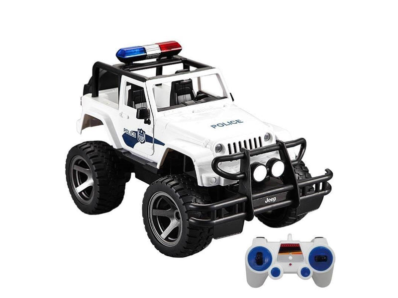 Double Eagle Remote-controlled car 1:12 (white) Jeep (Police) E550-003