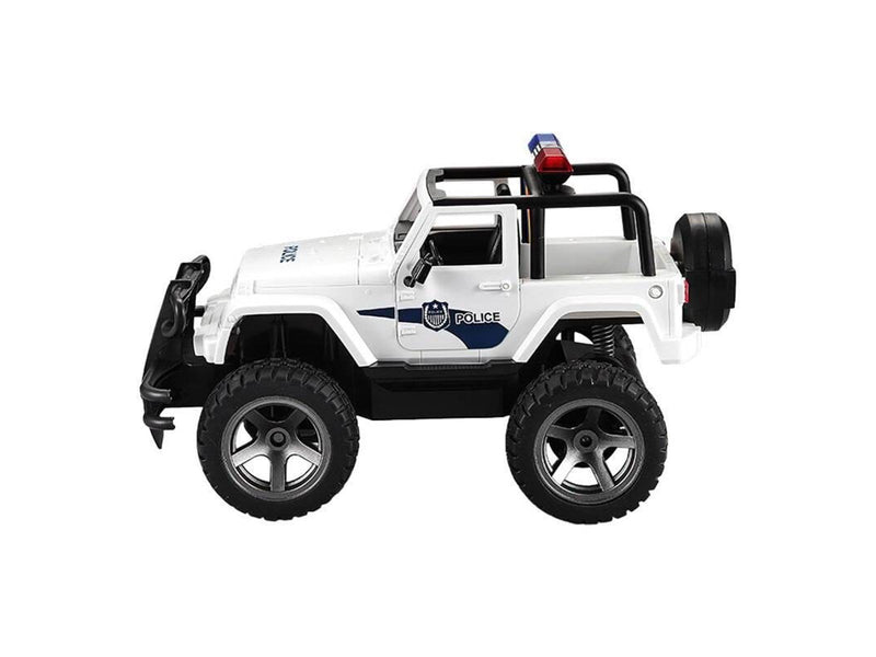 Double Eagle Remote-controlled car 1:12 (white) Jeep (Police) E550-003