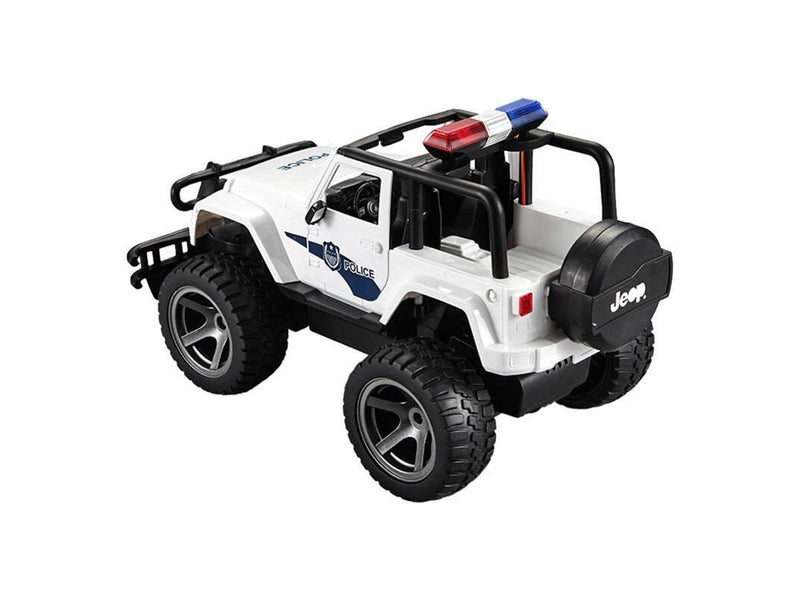 Double Eagle Remote-controlled car 1:12 (white) Jeep (Police) E550-003