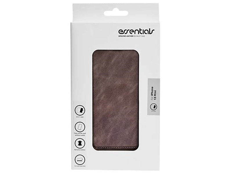 Essentials Leather Wallet 3 Card Slots - iPhone 13 Mini
