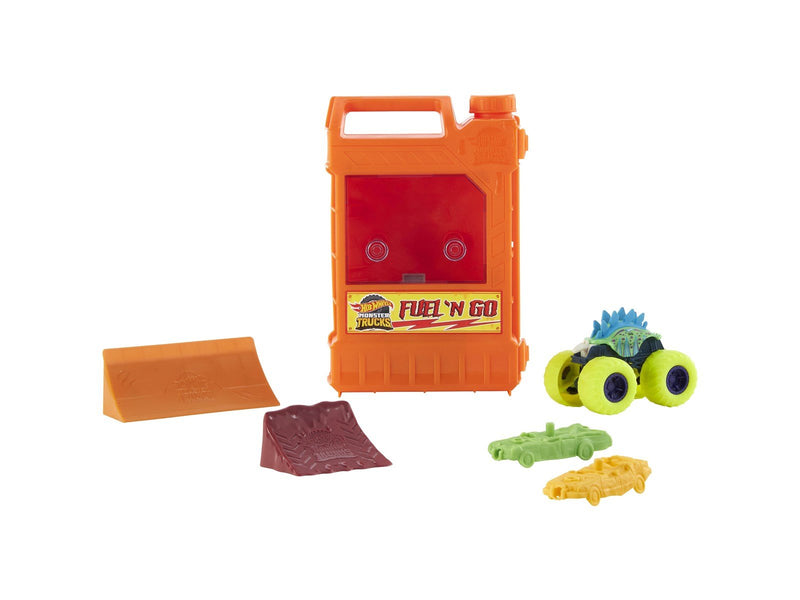 Hot Wheels Monster Trucks Fuel 'N Go Playset