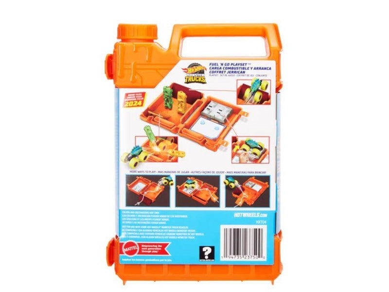 Hot Wheels Monster Trucks Fuel 'N Go Playset
