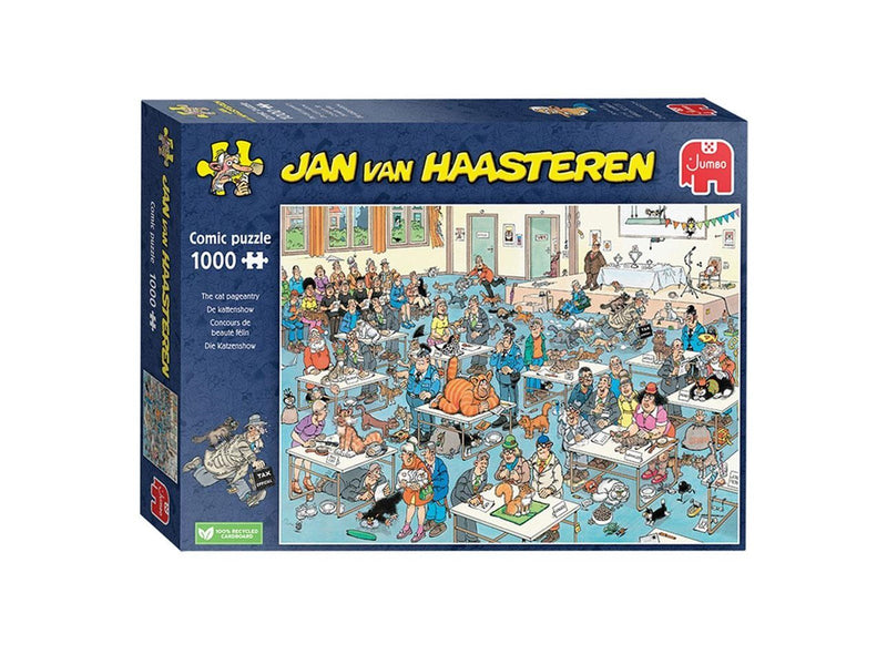 Jan van Haasteren Jigsaw Puzzle - Cat Show 1000 pcs. Boden
