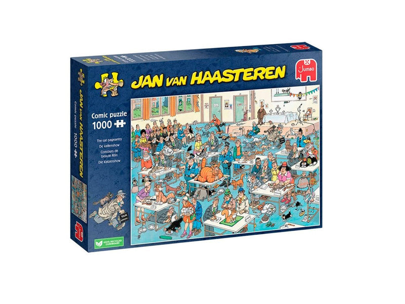 Jan van Haasteren Jigsaw Puzzle - Cat Show 1000 pcs. Boden