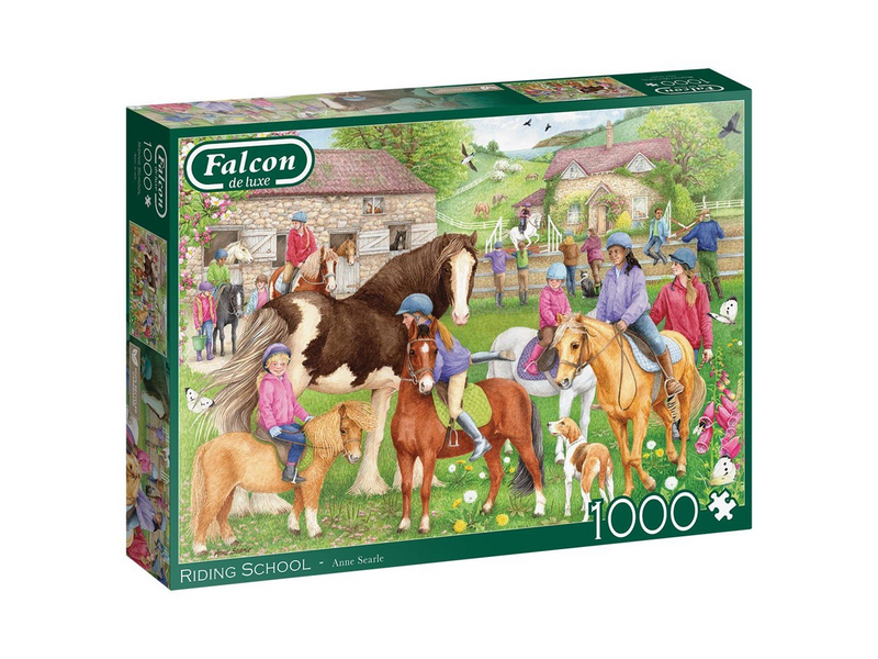 Jumbo Falcon Jigsaw Puzzle - Riding School 1000pcs. Boden
