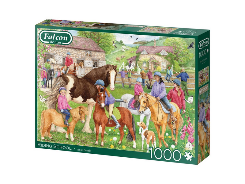 Jumbo Falcon Jigsaw Puzzle - Riding School 1000pcs. Boden