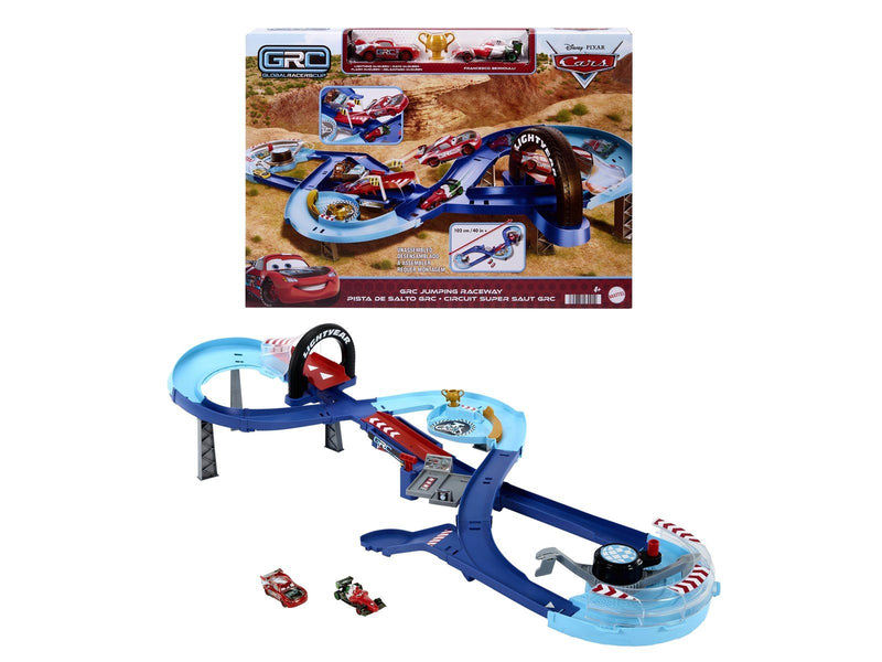 Disney Pixar Cars Global Racers Cup GRC Jumping Raceway Playset