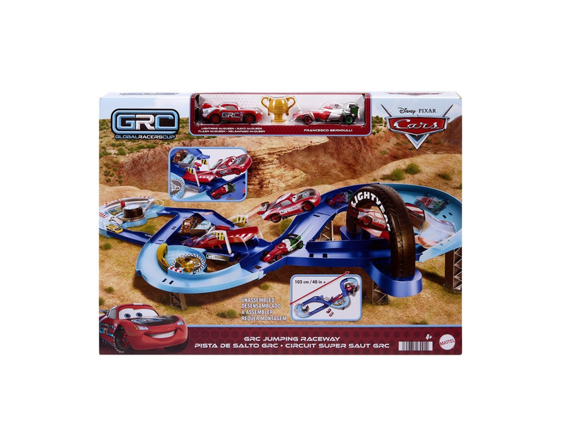 Disney Pixar Cars Global Racers Cup GRC Jumping Raceway Playset