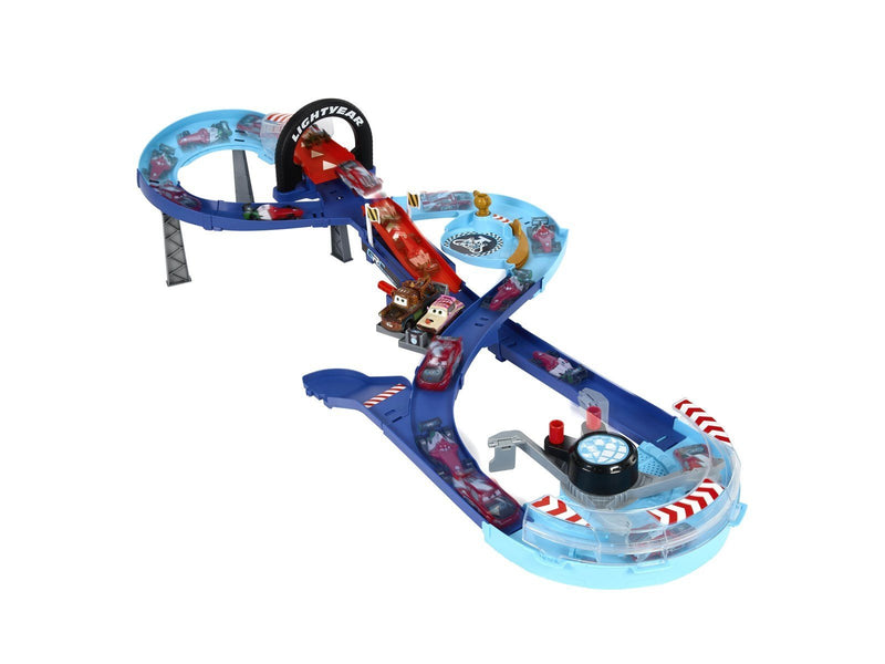 Disney Pixar Cars Global Racers Cup GRC Jumping Raceway Playset