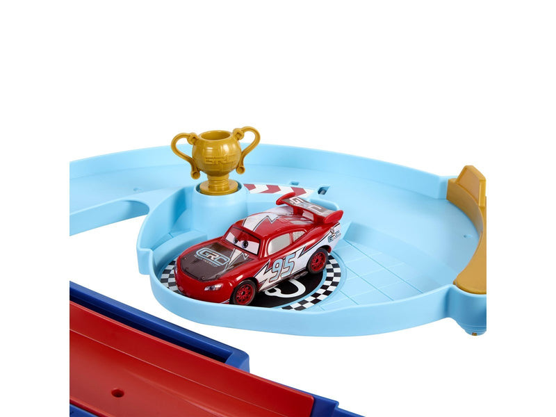 Disney Pixar Cars Global Racers Cup GRC Jumping Raceway Playset