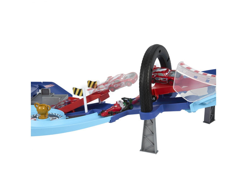 Disney Pixar Cars Global Racers Cup GRC Jumping Raceway Playset