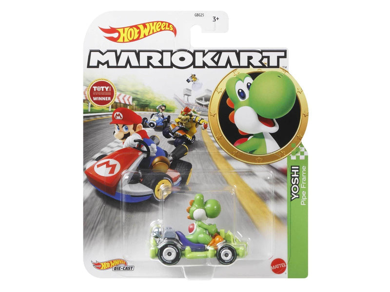 Hot Wheels MarioKart Yoshi and Pipe Frame