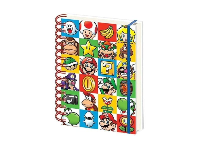 Pyramid Super Mario - A5 Notebook