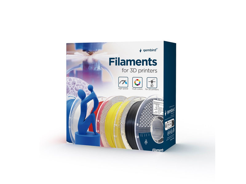 Gembird Silk TPU filament yellow 1.75 mm 1 kg