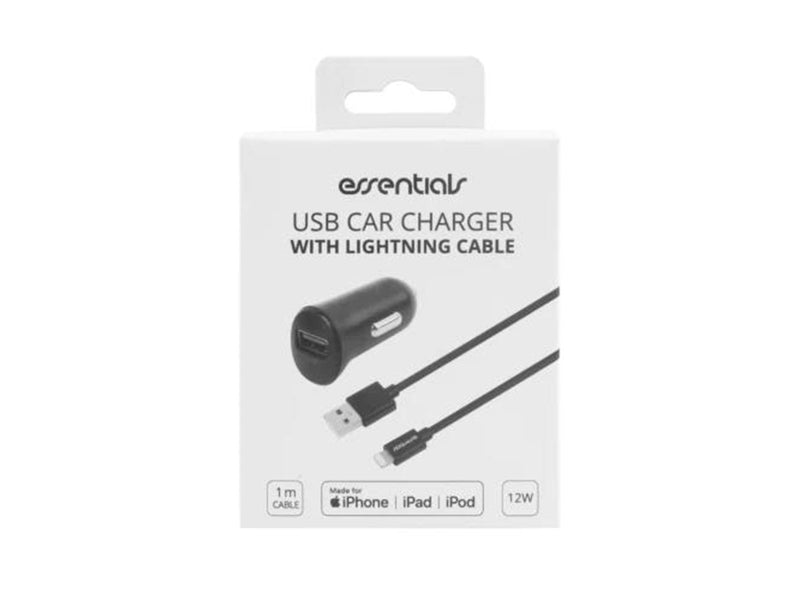 Essentials Car Charger - 1 m