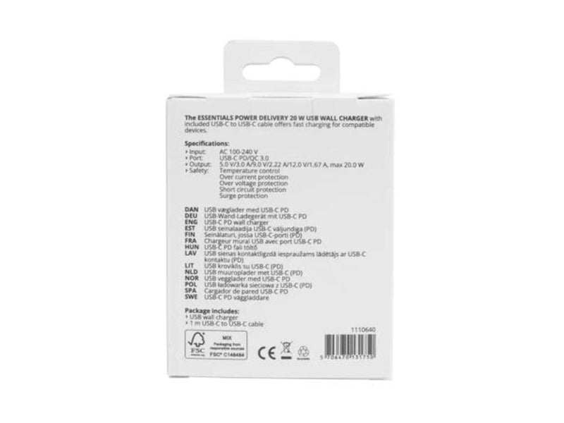 Essentials Wall Charger