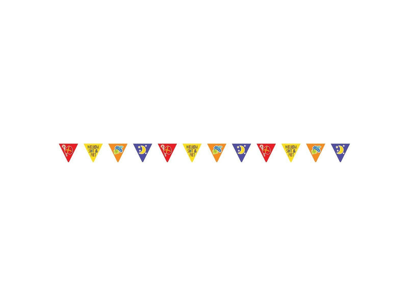 Haza Witbaard Paper Flag Sinterklaas 6mtr.
