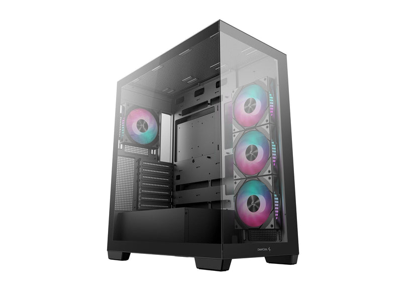 DeepCool Midi CG580 - 4F - Black - Gehäuse - Desktop - Schwarz