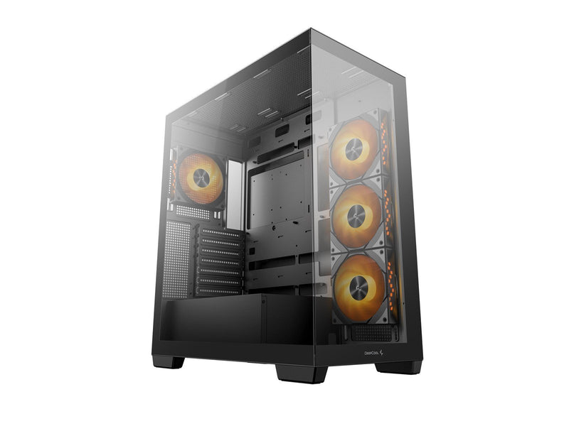 DeepCool Midi CG580 - 4F - Black - Gehäuse - Desktop - Schwarz