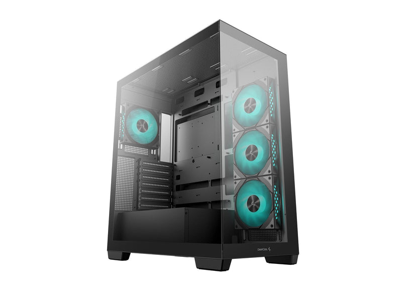 DeepCool Midi CG580 - 4F - Black - Gehäuse - Desktop - Schwarz
