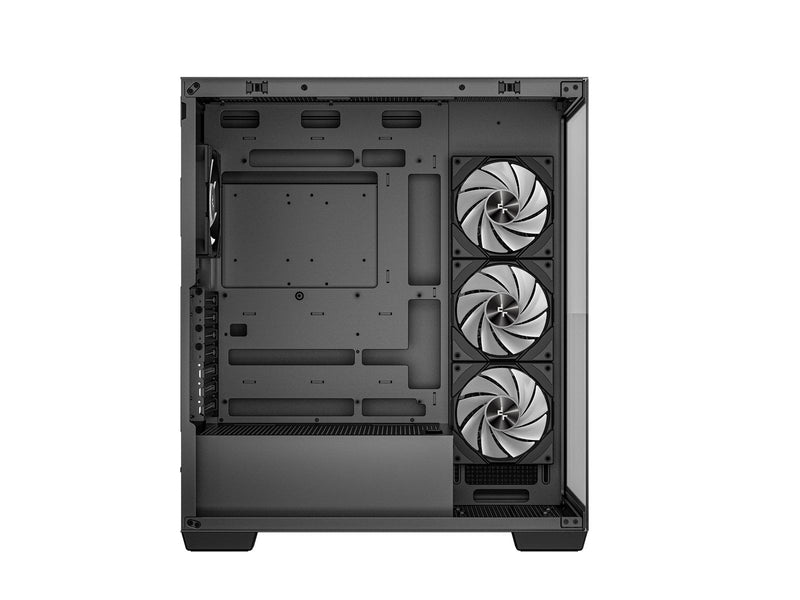 DeepCool Midi CG580 - 4F - Black - Gehäuse - Desktop - Schwarz