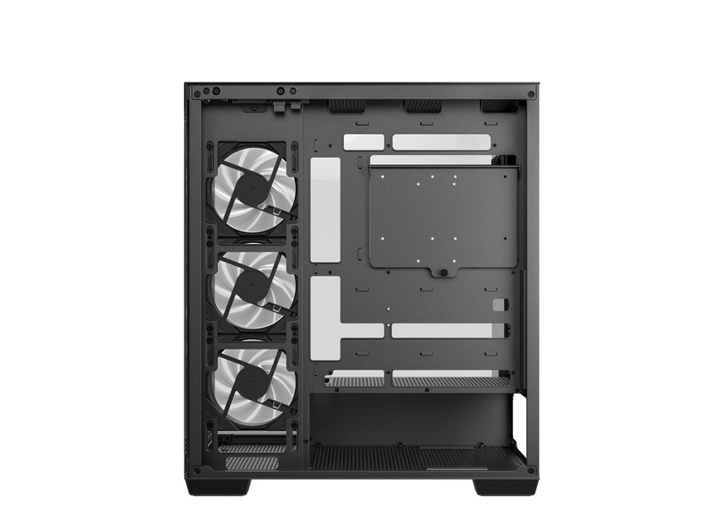 DeepCool Midi CG580 - 4F - Black - Gehäuse - Desktop - Schwarz