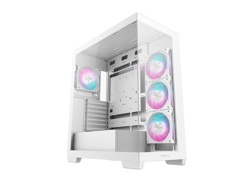 DeepCool Midi CG580 - 4F - White - Gehäuse - Desktop - Weiß