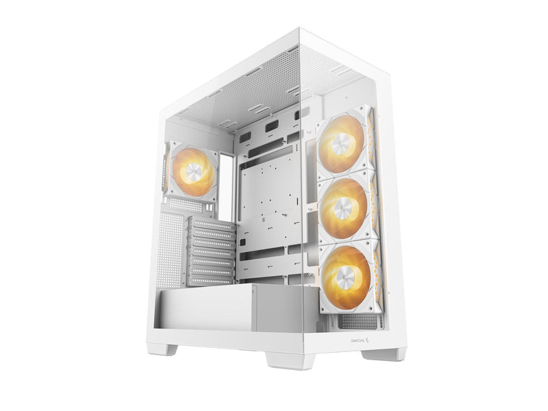 DeepCool Midi CG580 - 4F - White - Gehäuse - Desktop - Weiß