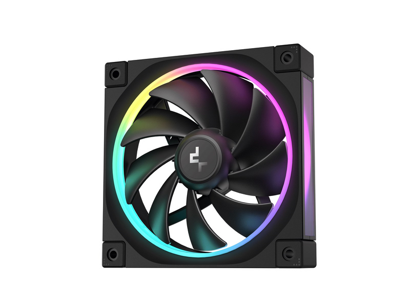 DeepCool FL12 3in1 (3-Pack) - Gehäuselüfter - 120mm - Schwarz mit RGB LED - 32 dBA