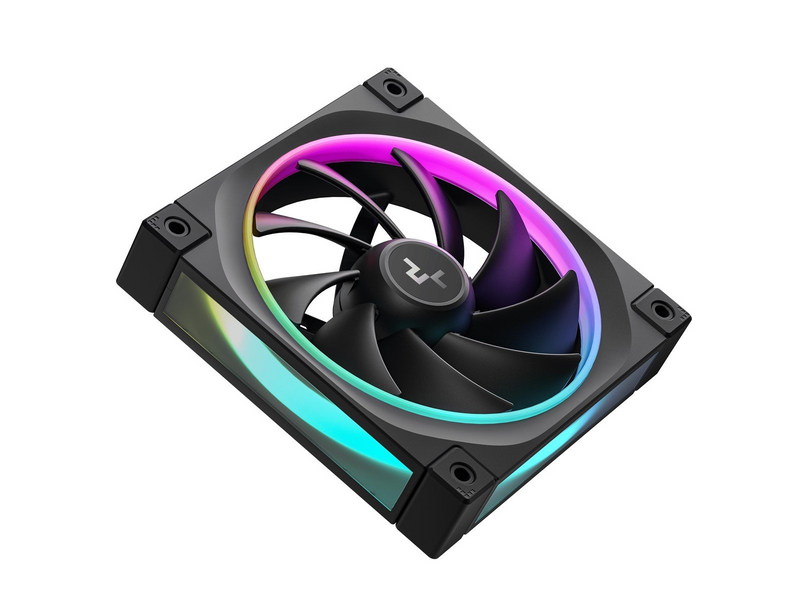 DeepCool FL12 3in1 (3-Pack) - Gehäuselüfter - 120mm - Schwarz mit RGB LED - 32 dBA