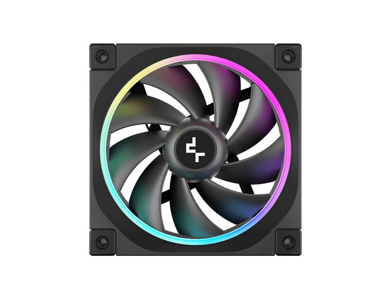 DeepCool FL12 3in1 (3-Pack) - Gehäuselüfter - 120mm - Schwarz mit RGB LED - 32 dBA