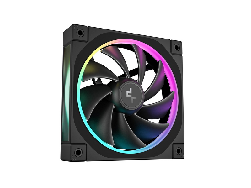 DeepCool FL12 3in1 (3-Pack) - Gehäuselüfter - 120mm - Schwarz mit RGB LED - 32 dBA