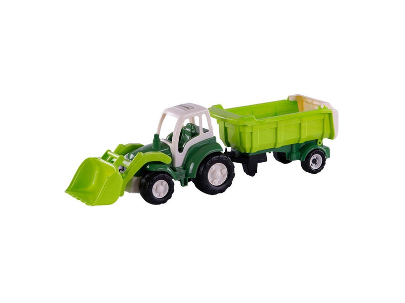 Cavallino Toys - Cavallino XL Tractor Green with Tipper Trailer 86.5cm