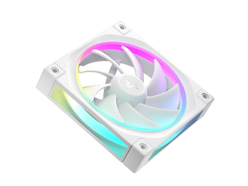 DeepCool FL12 3in1 White (3-Pack) - Gehäuselüfter - 120mm - Weiß mit RGB-Beleuchtung - 32 dBA