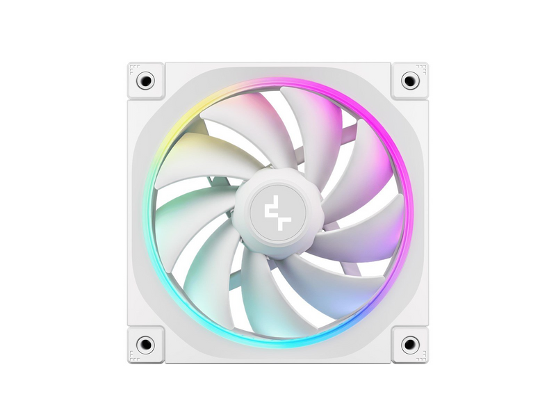 DeepCool FL12 3in1 White (3-Pack) - Gehäuselüfter - 120mm - Weiß mit RGB-Beleuchtung - 32 dBA