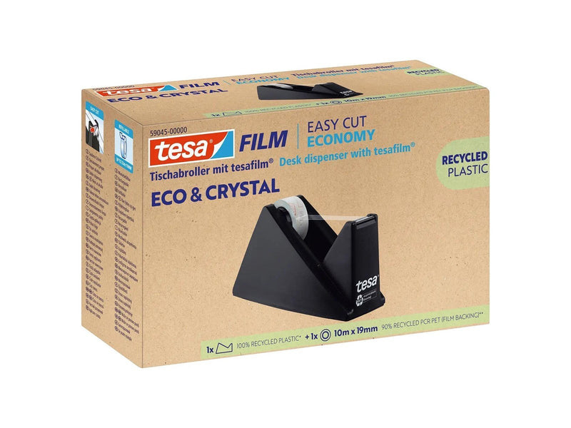 tesa Eco & Crystal Easy Cut Economy Desk Dispenser